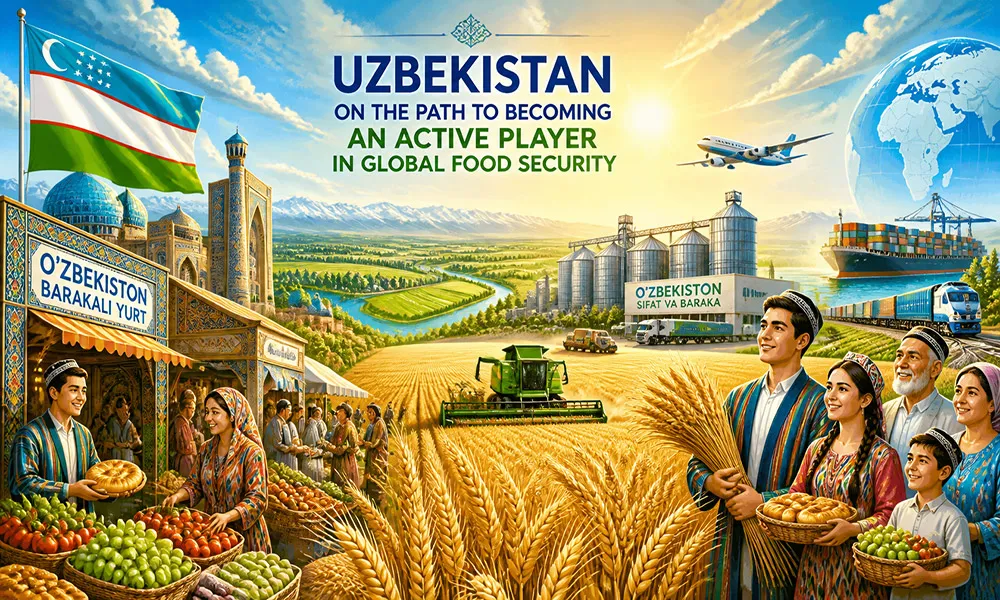 ازبکستان در مسیر تبدیل شدن به بازیگر فعال امنیت غذایی جهانی